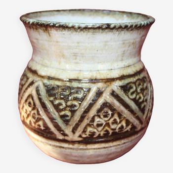 Vase en céramique du milieu XXe de Marcel Giraud, vers les années 1960