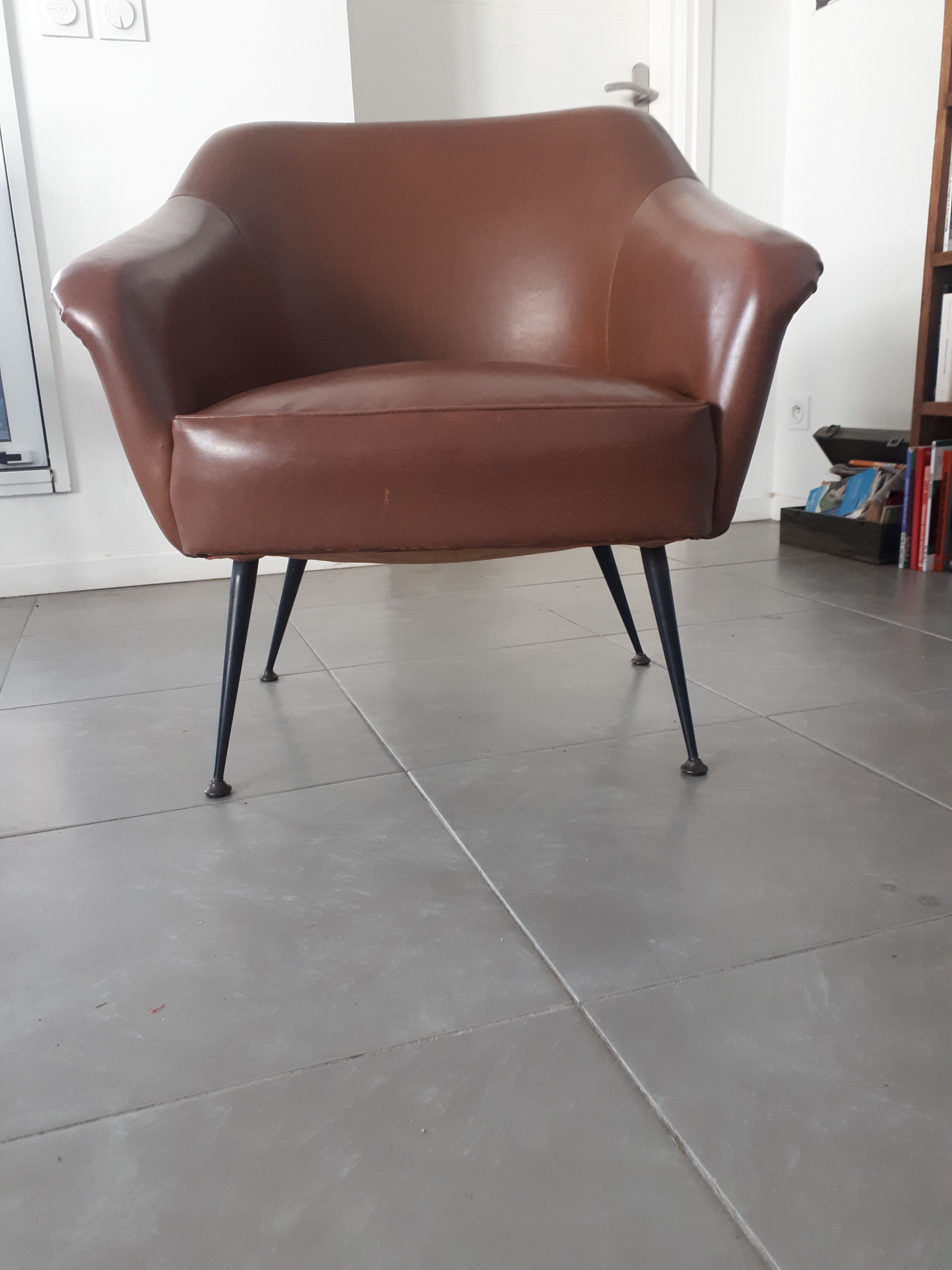 Skaï armchair