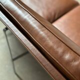 Design two-seater sofa Model FK 6720 from Fabricius & Kastholm, brown leather