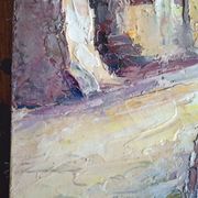 Osietzki - huile sur panneau - 33 x 23 cm