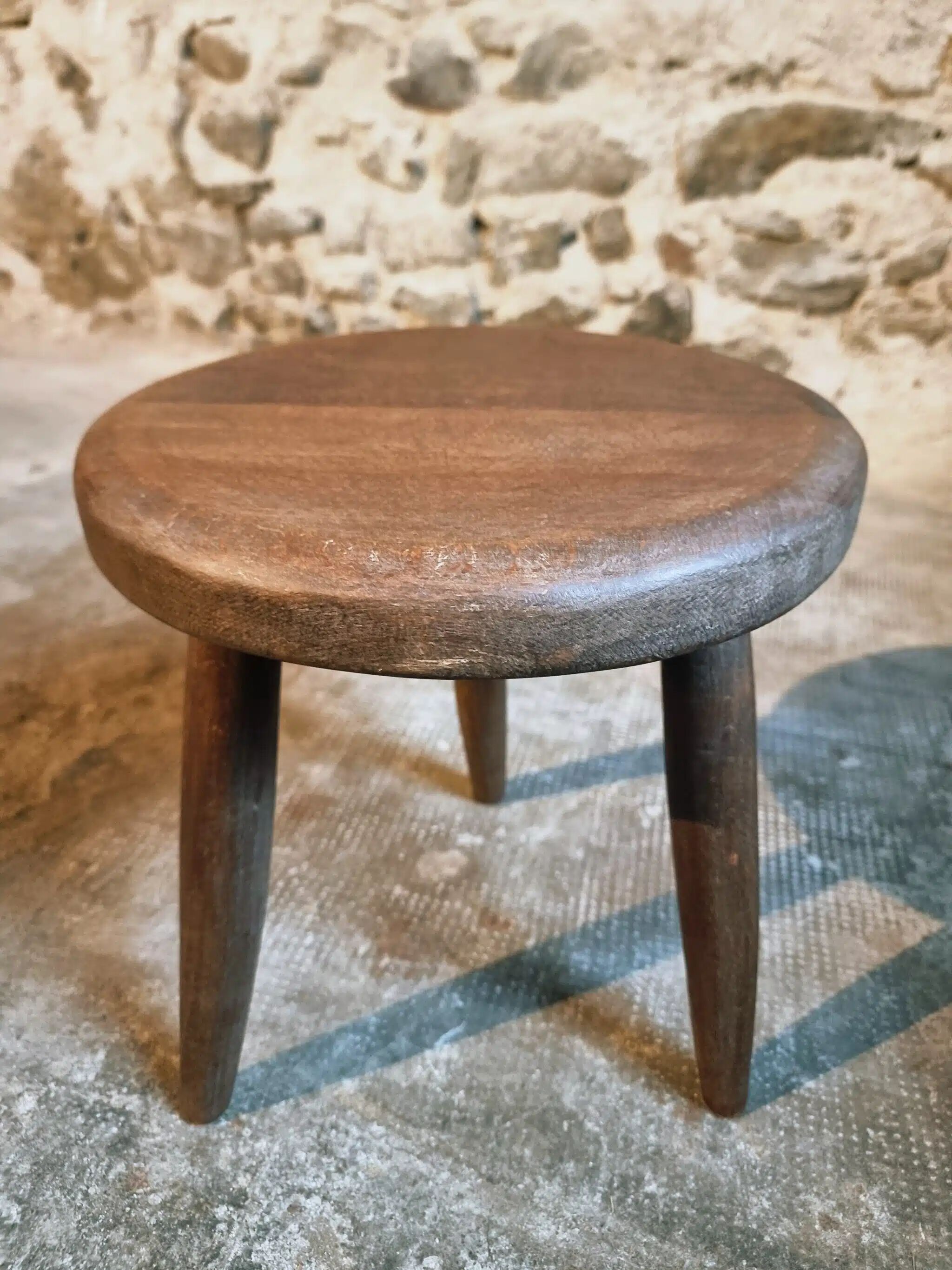 Pair of 1960s beechwood stools