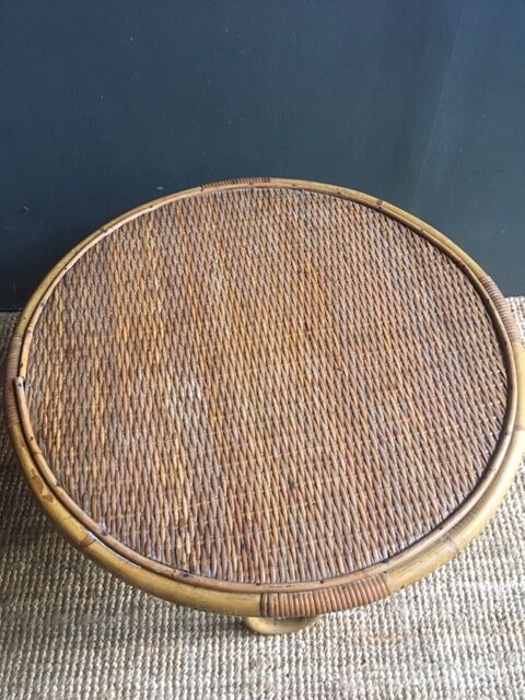 Rattan coffee table