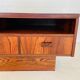 Vintage retro danish mid century rosewood and ceramic cabinet 1960s