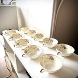 19th-century porcelain coffee/tea service - G. Boyer