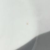 Salad bowl Art Deco porcelain silver net