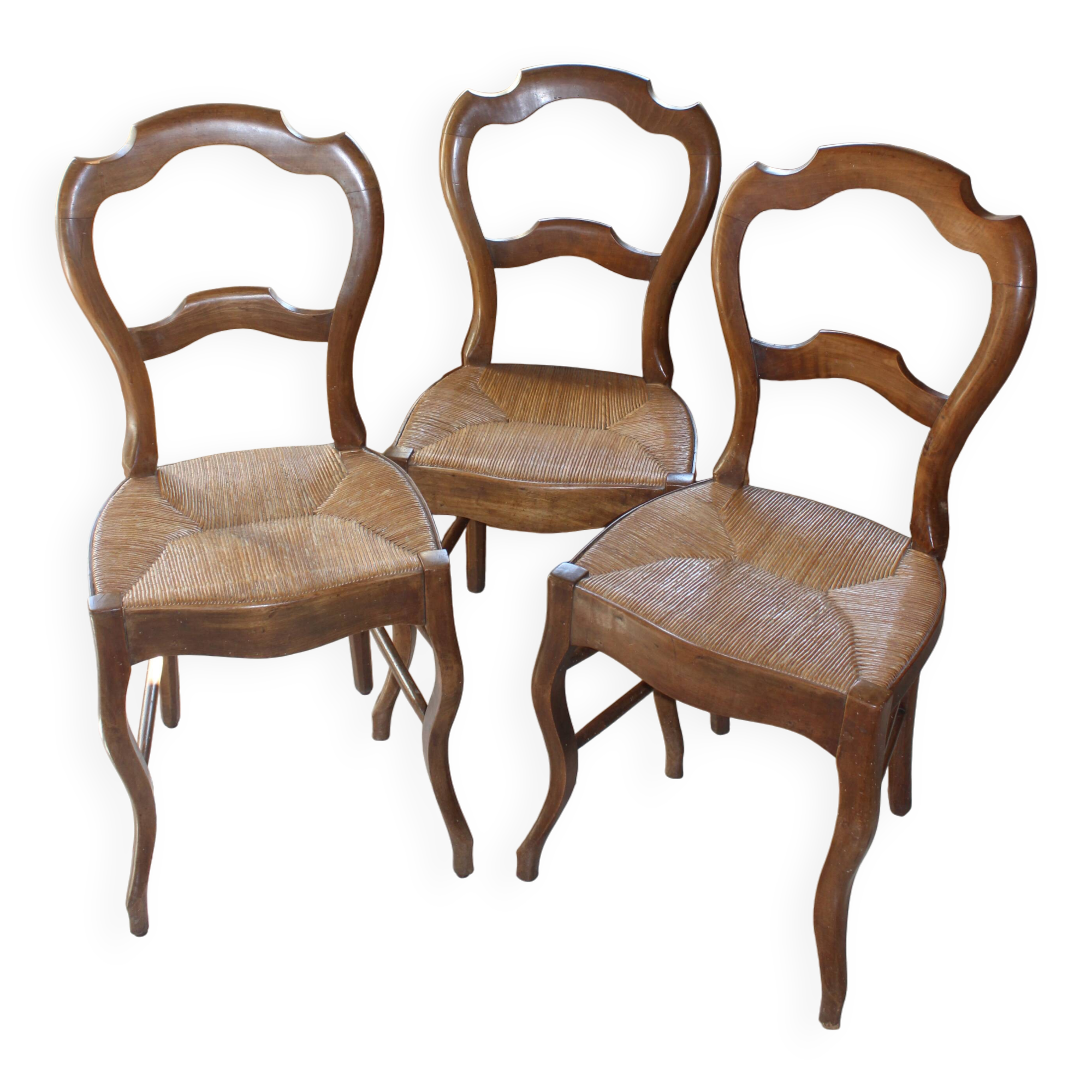 3 Louis Philippe style chairs