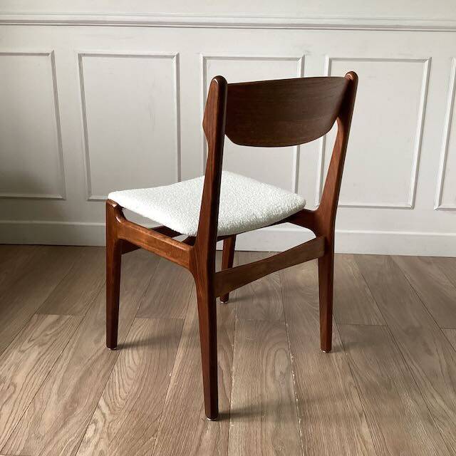 Pair of teak chairs by Erik Buck