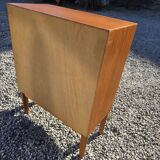 Scandinavian curved teak commode, Kai Kristiansen, 1960