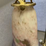 brass lamp that raises and lowers