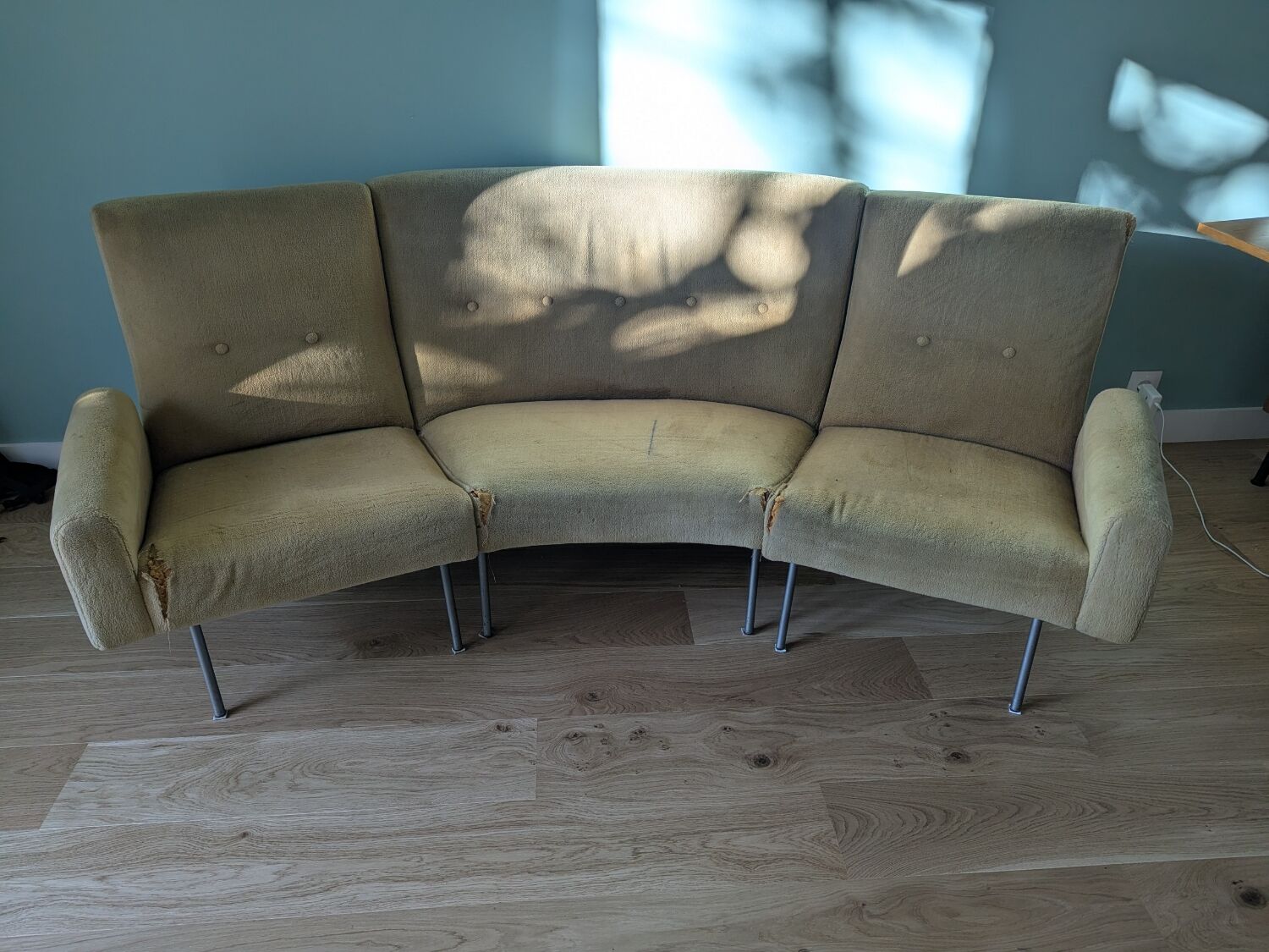 Canapé modulaire modèle 743 par Joseph-André Motte pour Steiner 1960