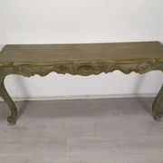 Louis XV style patinated console table