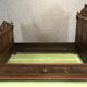 Henry II oak bed - early 20th
