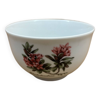 White bowl "Rhododendron" (40)