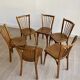 Set of 6 bistro chairs Baumann 60s