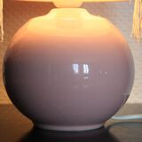 Pink ceramic ball lamp
