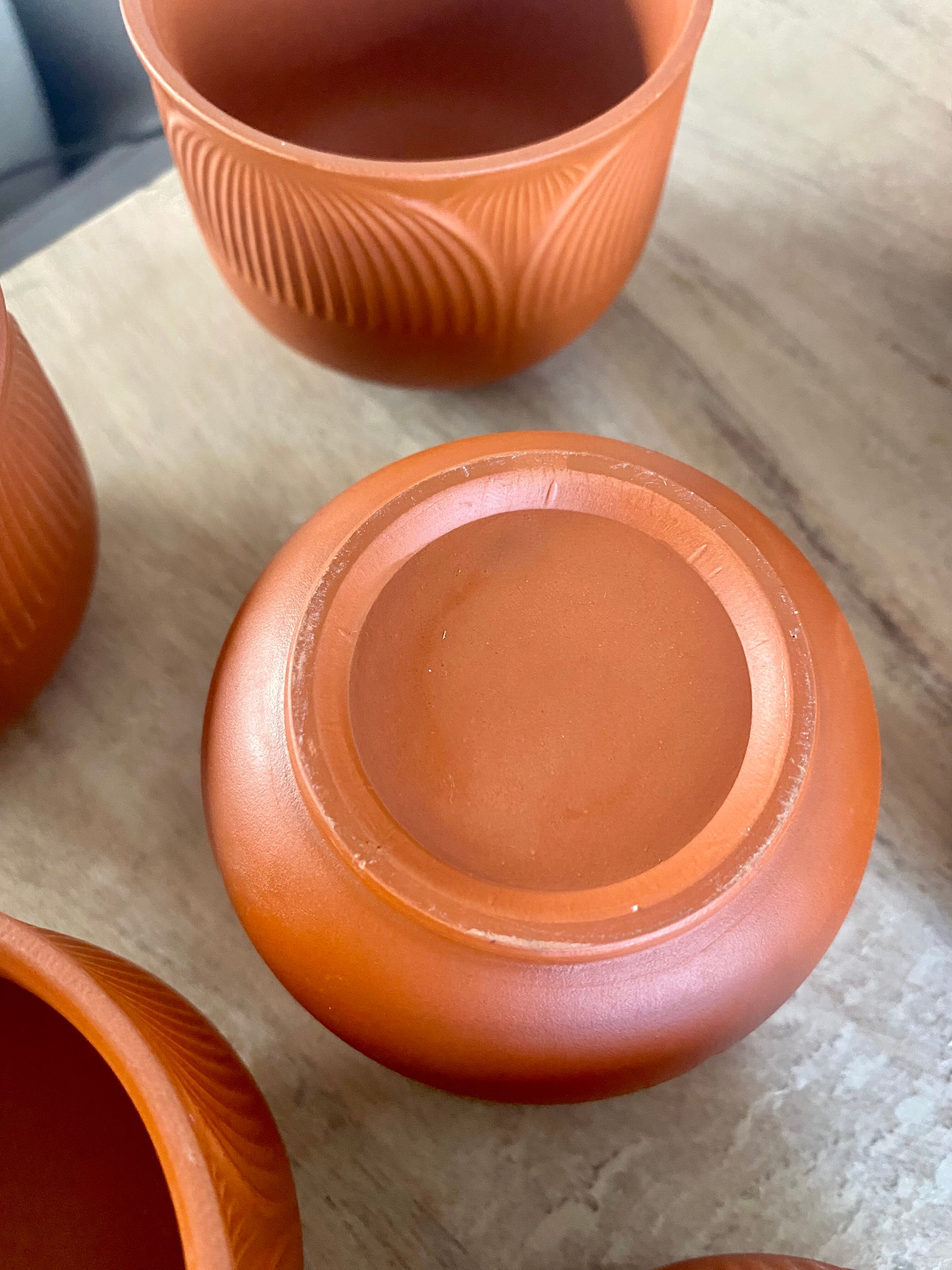 Terracotta tea set