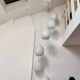 Vintage Philips chandelier 60s 6 globes