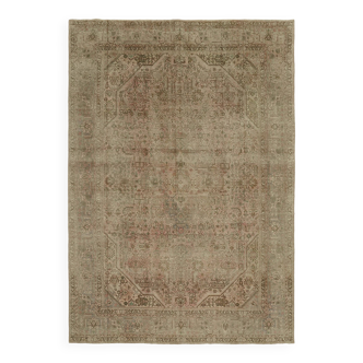 Turkish Contemporary 1980s Beige Wool Carpet