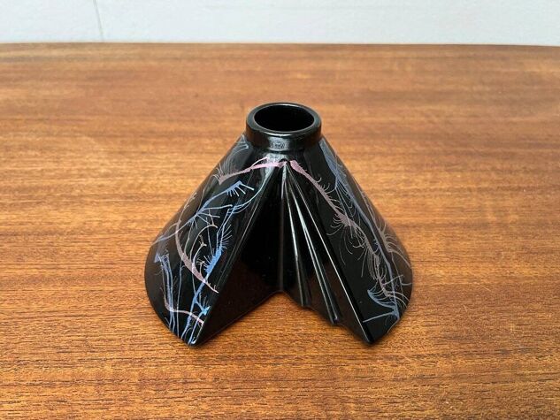 Postmodern West German pottery vase by Steuler, 1980s.
