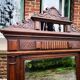 Henry II style trumeaux mirror