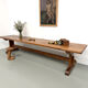 Monastery table in solid oak, 350 cm, circa 1900.