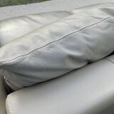 Roche Bobois 3-seater sofa in beige leather