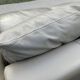 Roche Bobois 3-seater sofa in beige leather