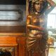 Large Renaissance Style Library Solid Oak 19th Century