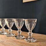 Harcourt service white wine glasses Baccarat