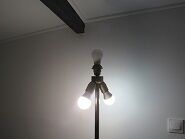 wooden and brass lamppost 3 variations