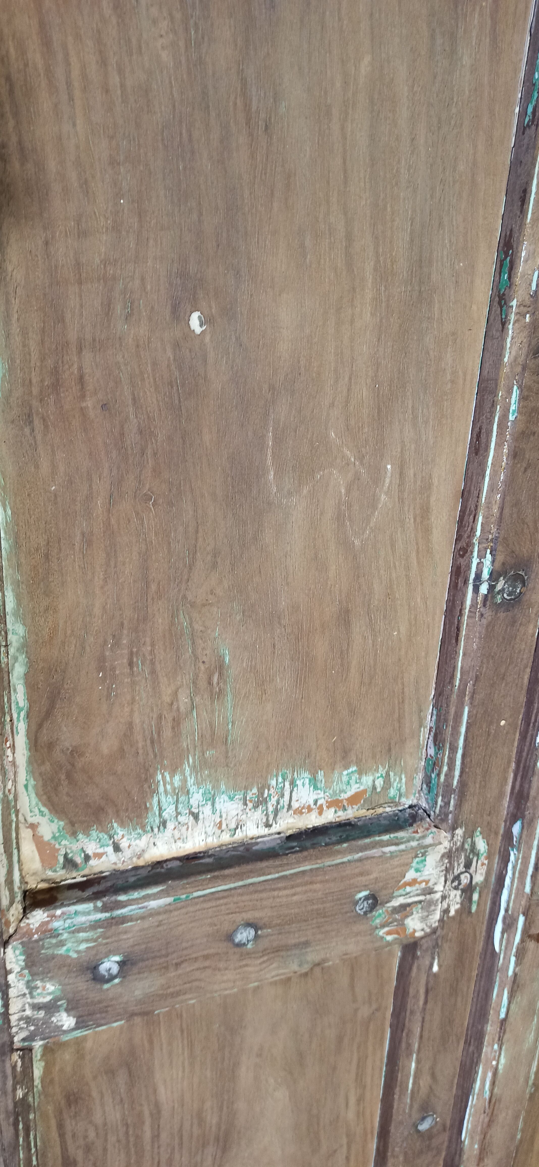 Old wooden door