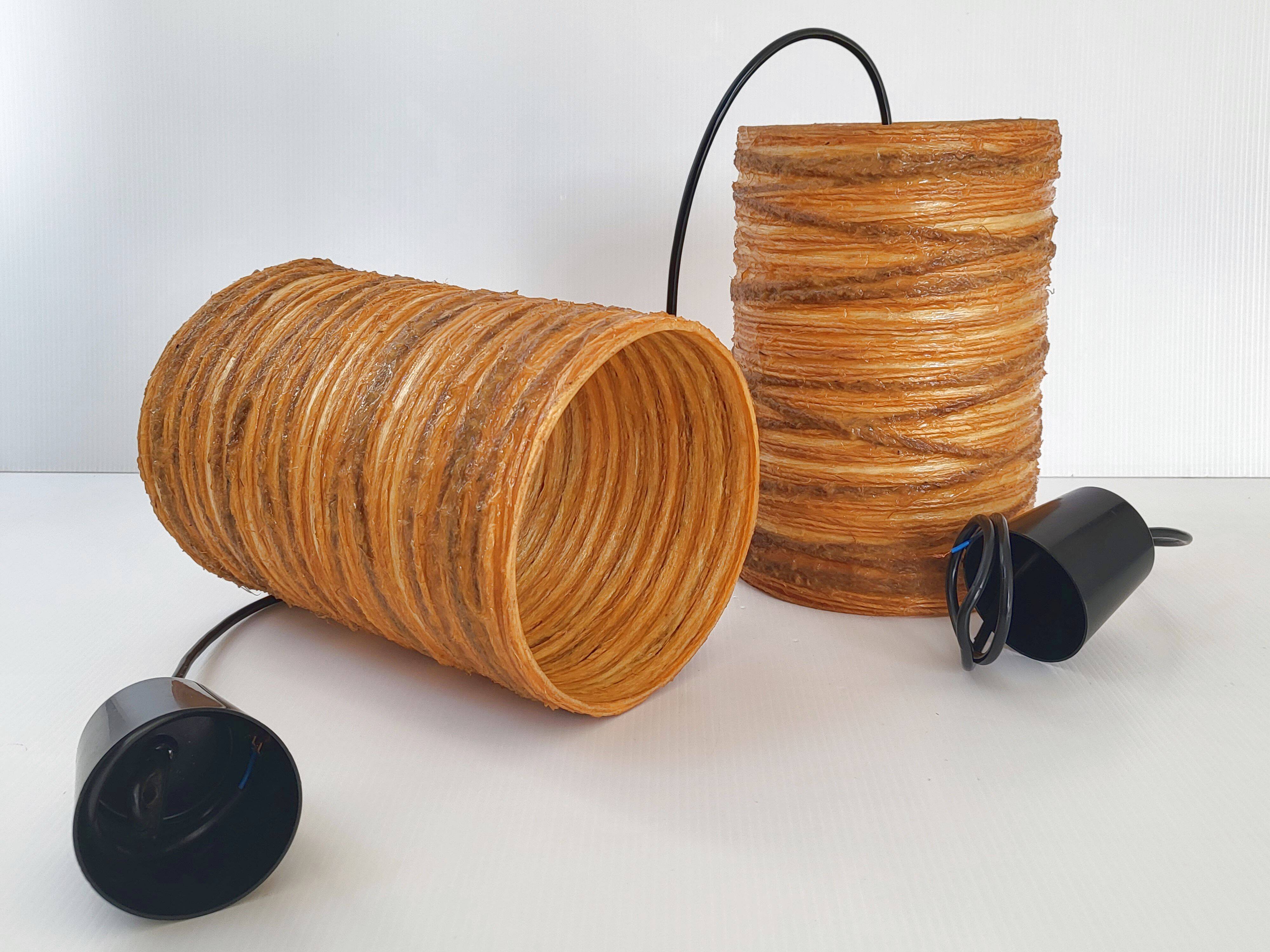 Pair of vintage Accolay pendant lights 1960