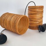 Pair of vintage Accolay pendant lights 1960