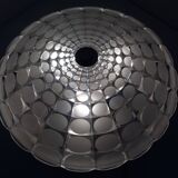 Large German Glass Ceiling Lights, Set of 2, 1960s