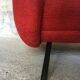 Vintage armchair red fabric - the Redoubt XXI century
