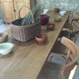 Farm table - 2m40 - 2 drawers