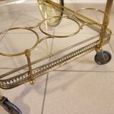 Mobile trolley - golden bar