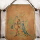 Miroir triptyque de voyage poche lithographies P.B PAris Déposé vers 1900