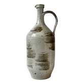 Large enamelled stoneware jug signed Albert Breton, FR Vézelay.