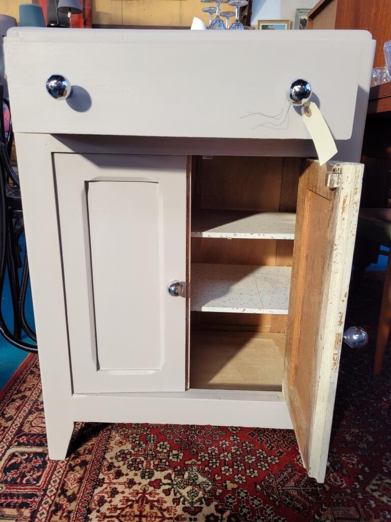 Parisian buffet, 50s, painted in gray