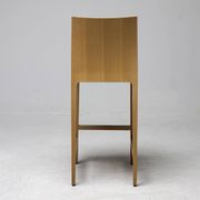 Set of six beech bar stools "Anna" by Crassevig, Italy, 1990s.