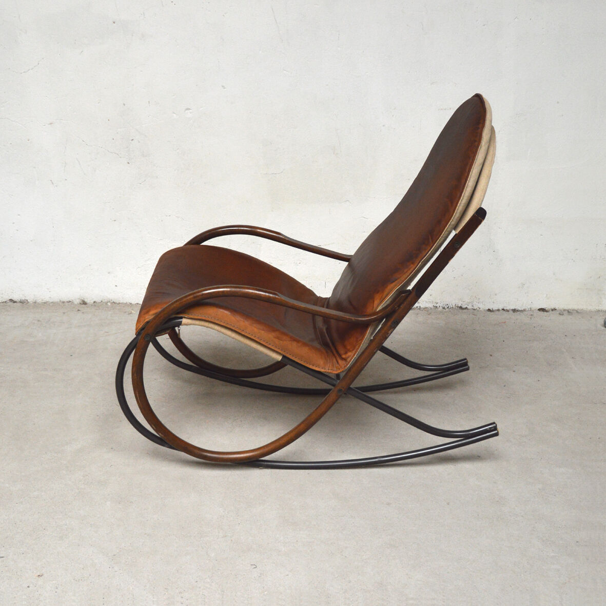 Rocking chair de Paul Tuttle pour Strässle, 1970