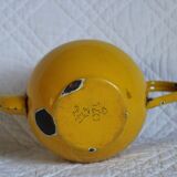 Ancient enamelled teapot