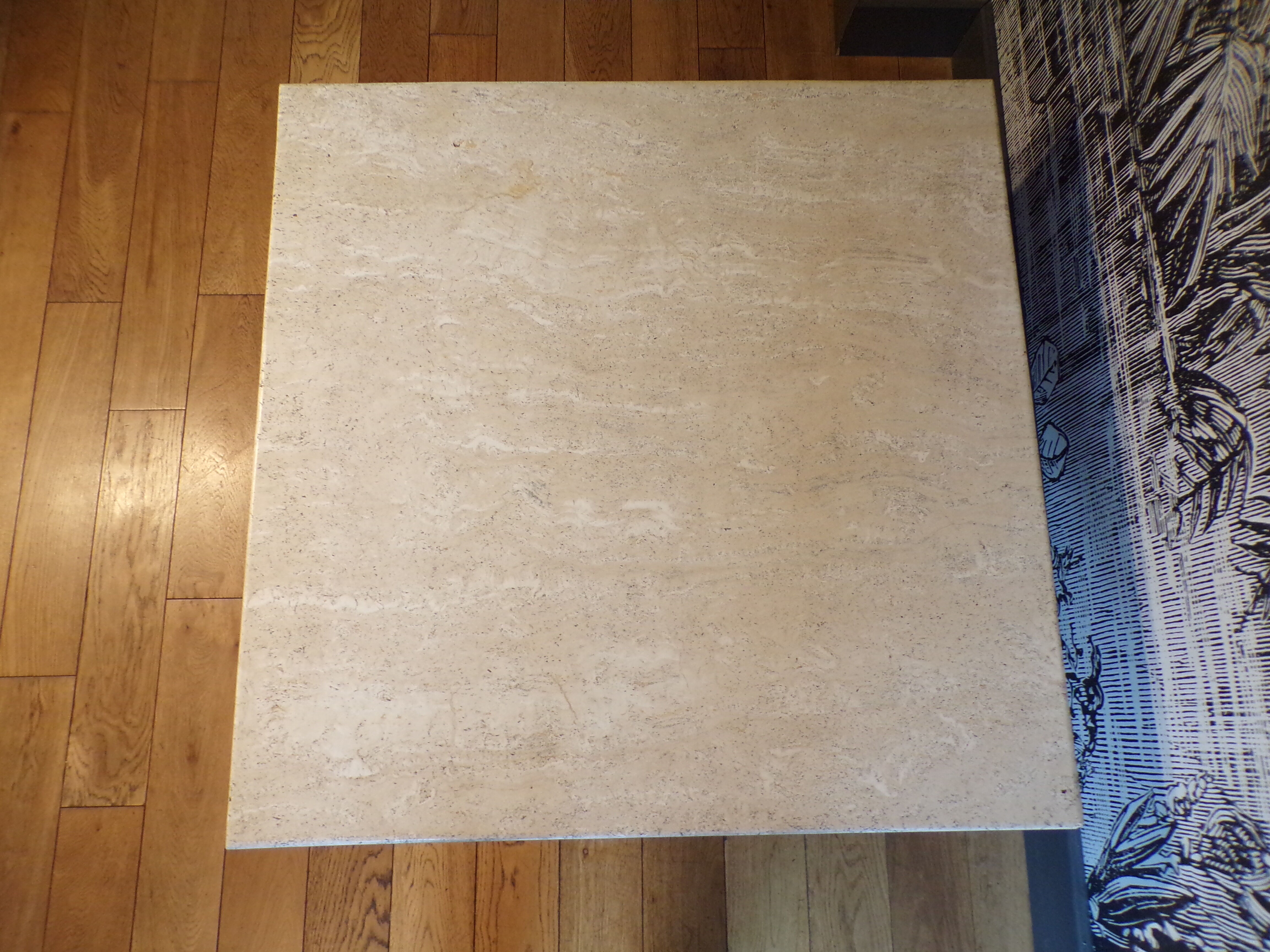 Low table in travertine