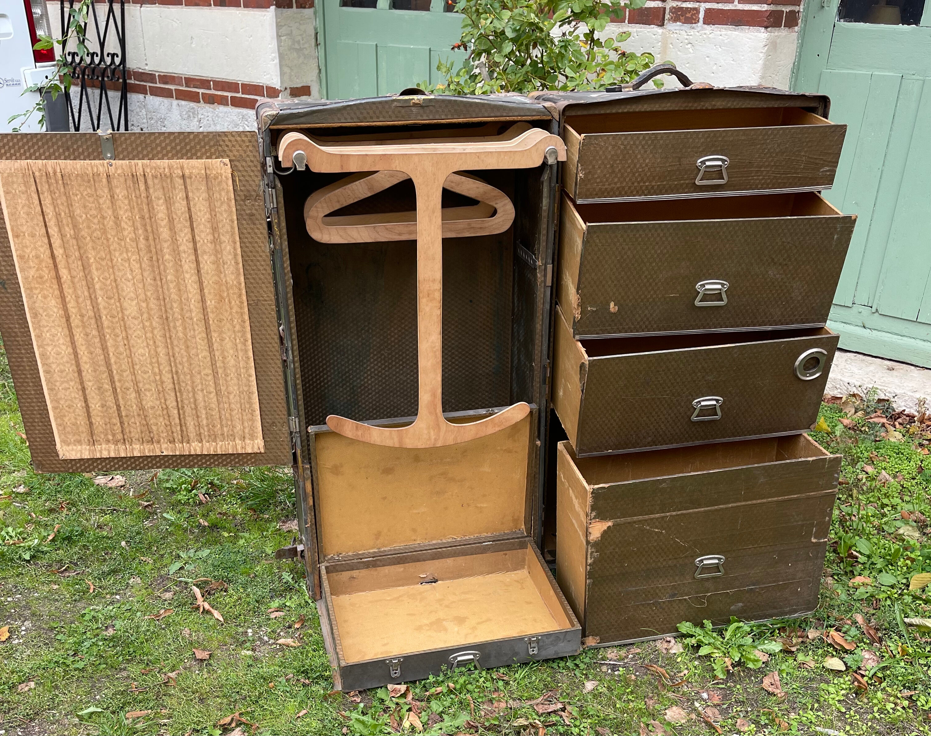 Vintage travel trunk