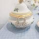Coffee service set, white porcelain with gilding, KPM, Germany, 19th centur