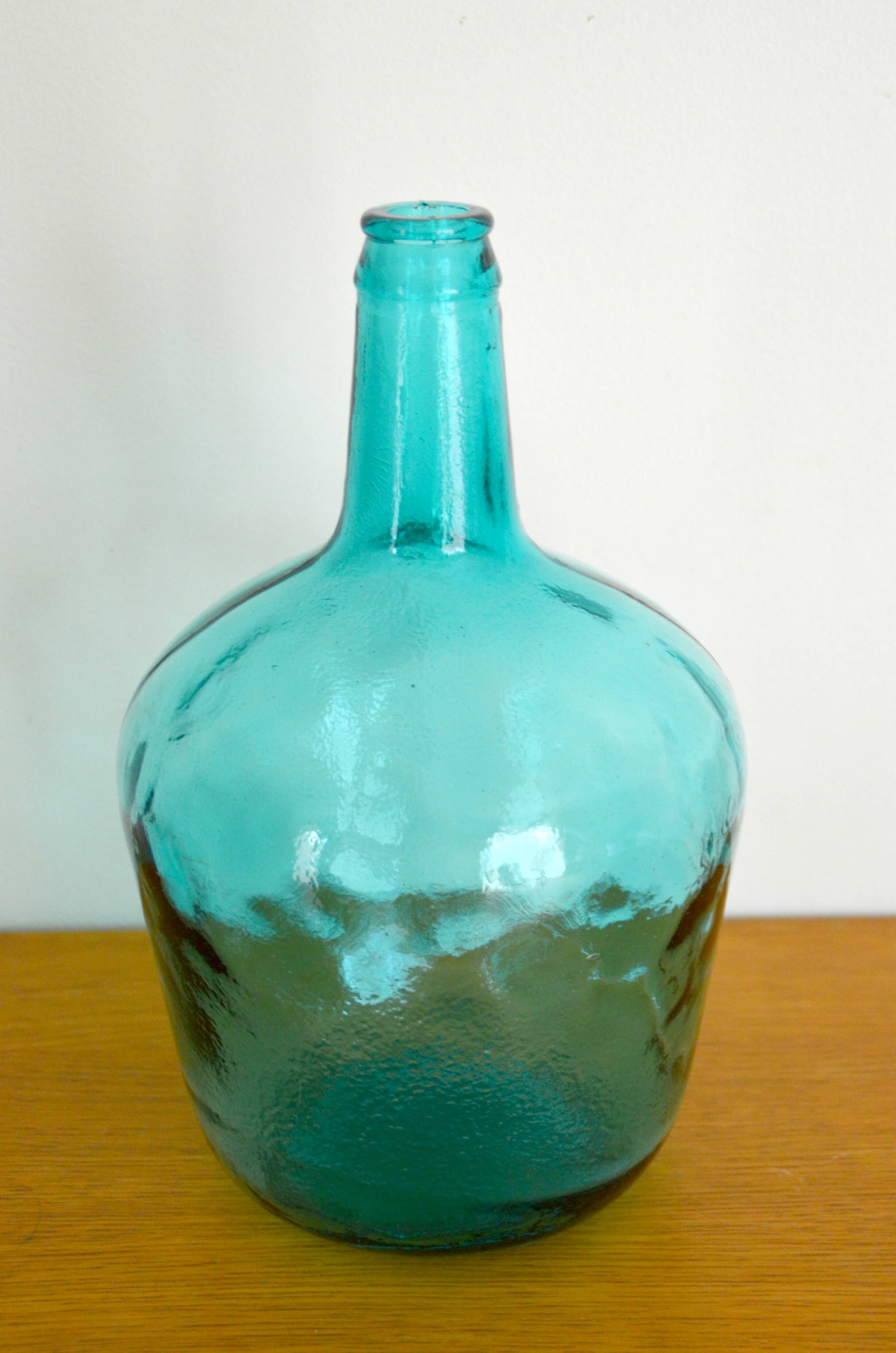 Blue demijohn carboy