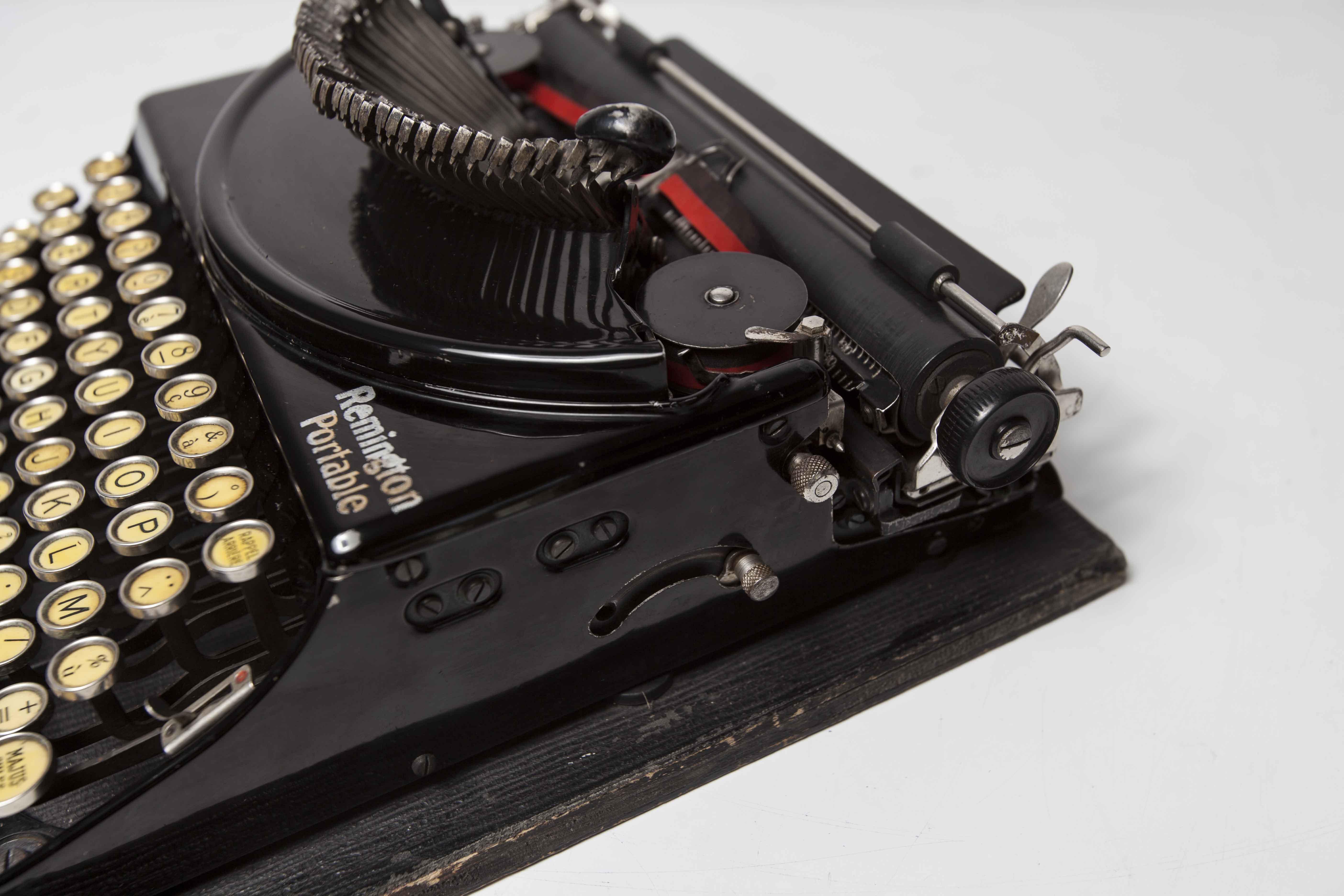Revised Remington Portable Typewriter and New Ribbon
