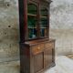 Antique china cabinet oak display cabinet English kitchen cabinet