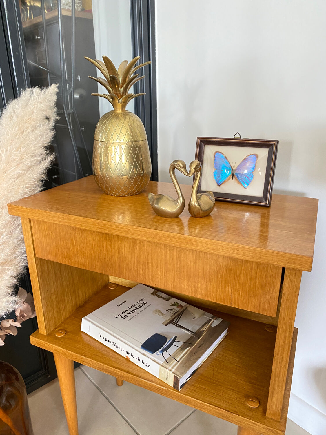 Vintage bedside table